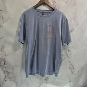 Uniqlo Jean Michael Basquiat T Shirt Mens XL Gray Crew Tee World Famous Thesis